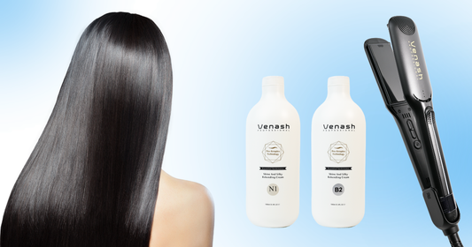Venash Professional rebonding cream and hair iron for salon rebonding