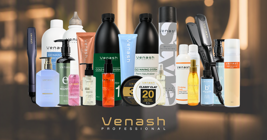 Venash Professional hair colour, care and styling range, available in Malaysia from NX
