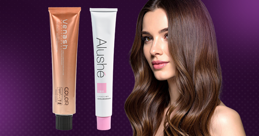 Venash Professional and Alushe Professional hair colour tubes