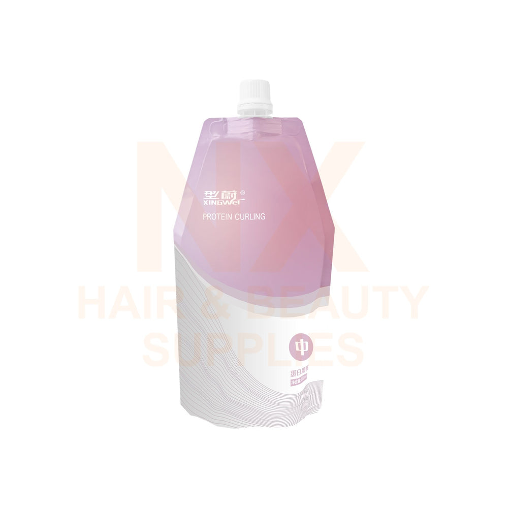XINGWEI DISHIROU - PROTEIN CURLING PERM LOTION (MILD) (PURPLE) 400ML - (A)
