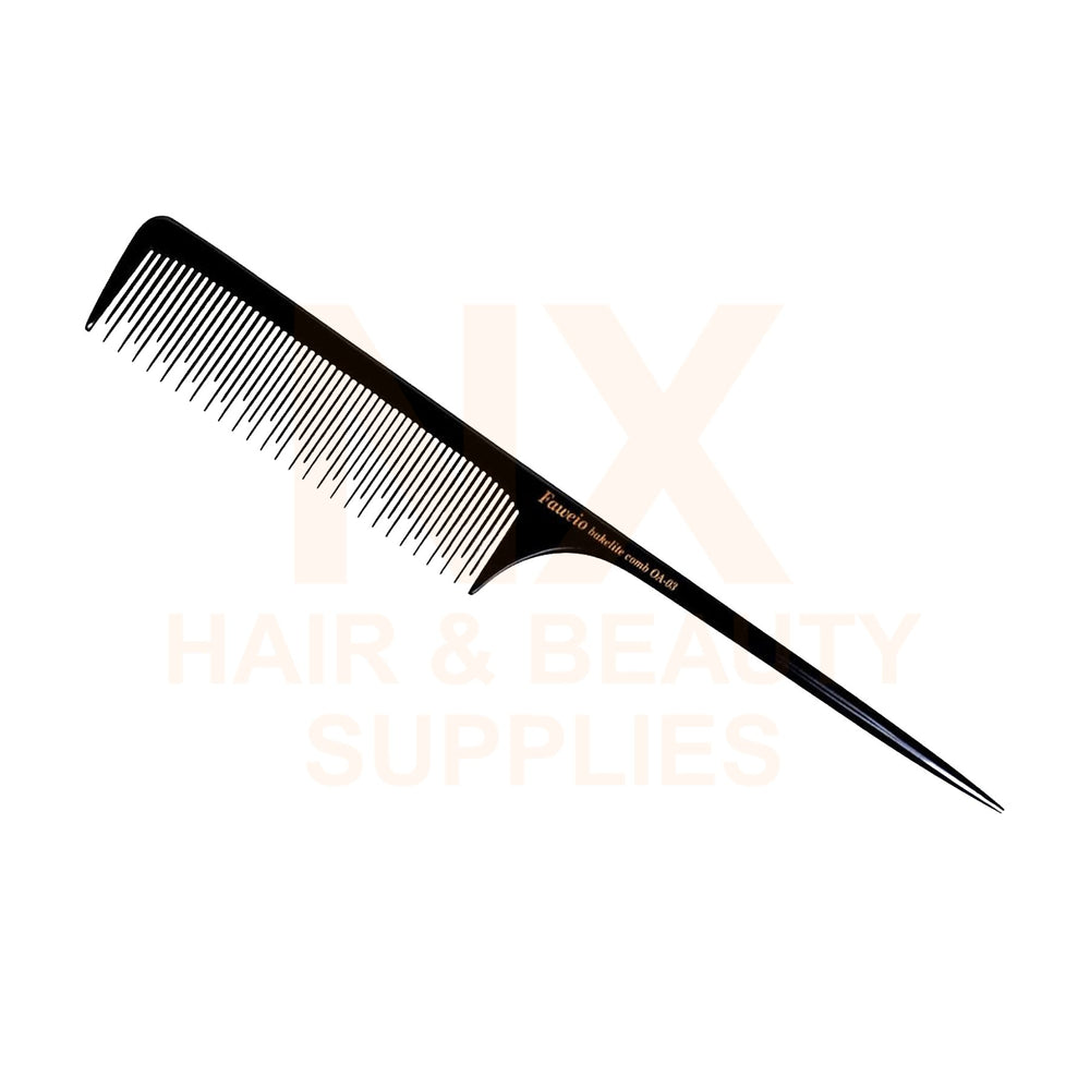 FAWEIO – BAKELITE WOOD TAIL COMB – OA–03