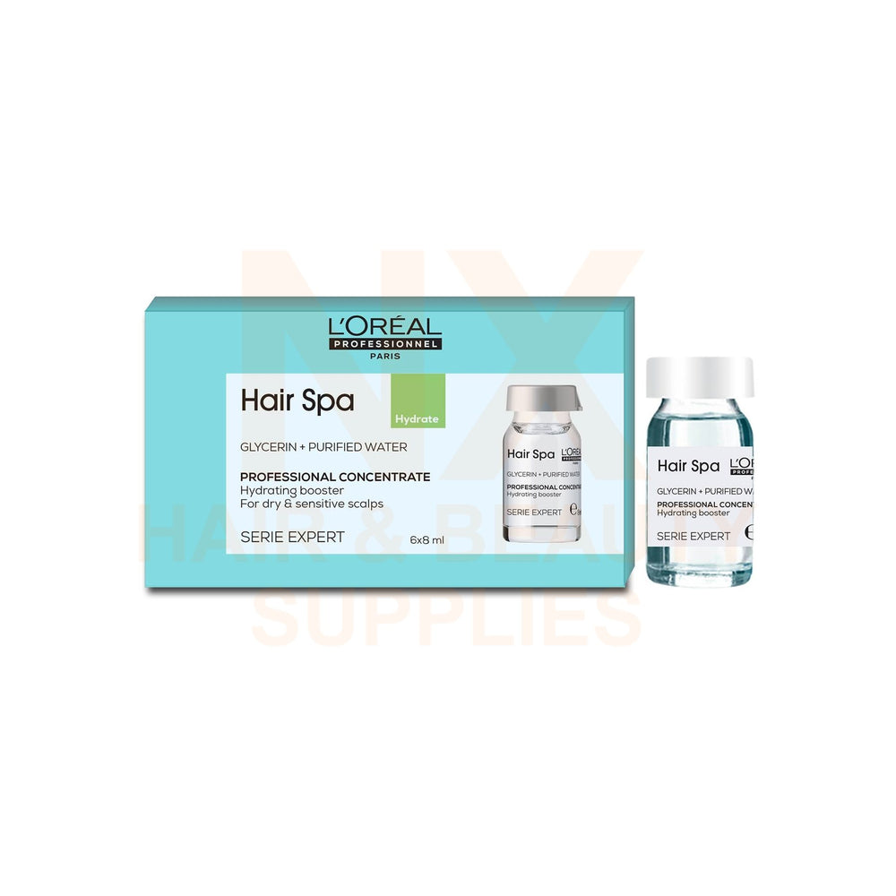 LOREAL HAIR SPA HYDRATING CONCENTRATE 6X8ML ( DRY/SENSITIVE )