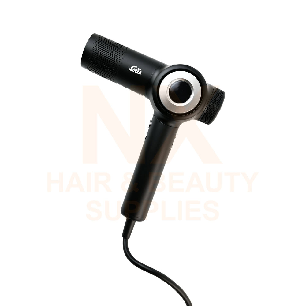 SOLIS - 930 PRO - AIRVOLUTION SI MATTE BLACK HAIR DRYER (GREY)