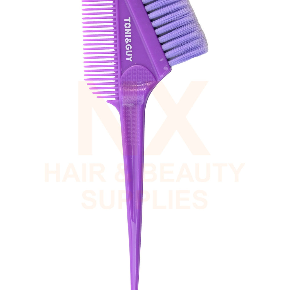 YTS - TONI&GUY HAIR DYE BRUSH+COMB - PURPLE BRUSH