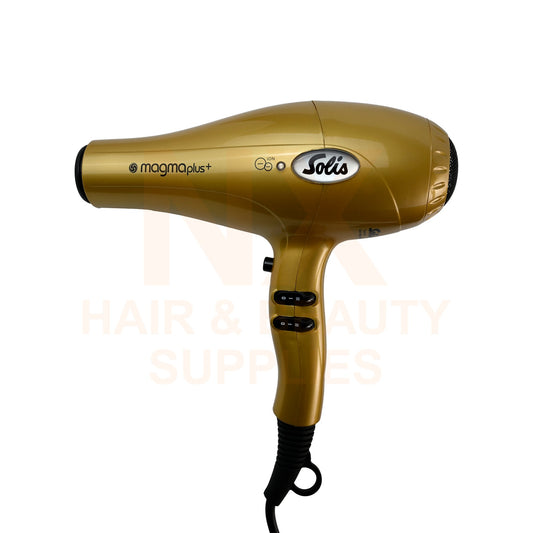 SOLIS - MAGMA PLUS HAIR DRYER - GOLD