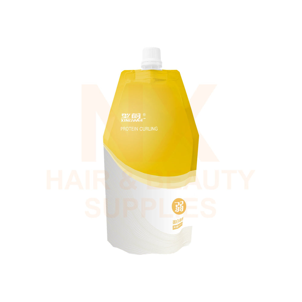 XINGWEI DISHIROU - PROTEIN CURLING PERM LOTION (DAMAGE) (ORANGE) 400ML - (A)