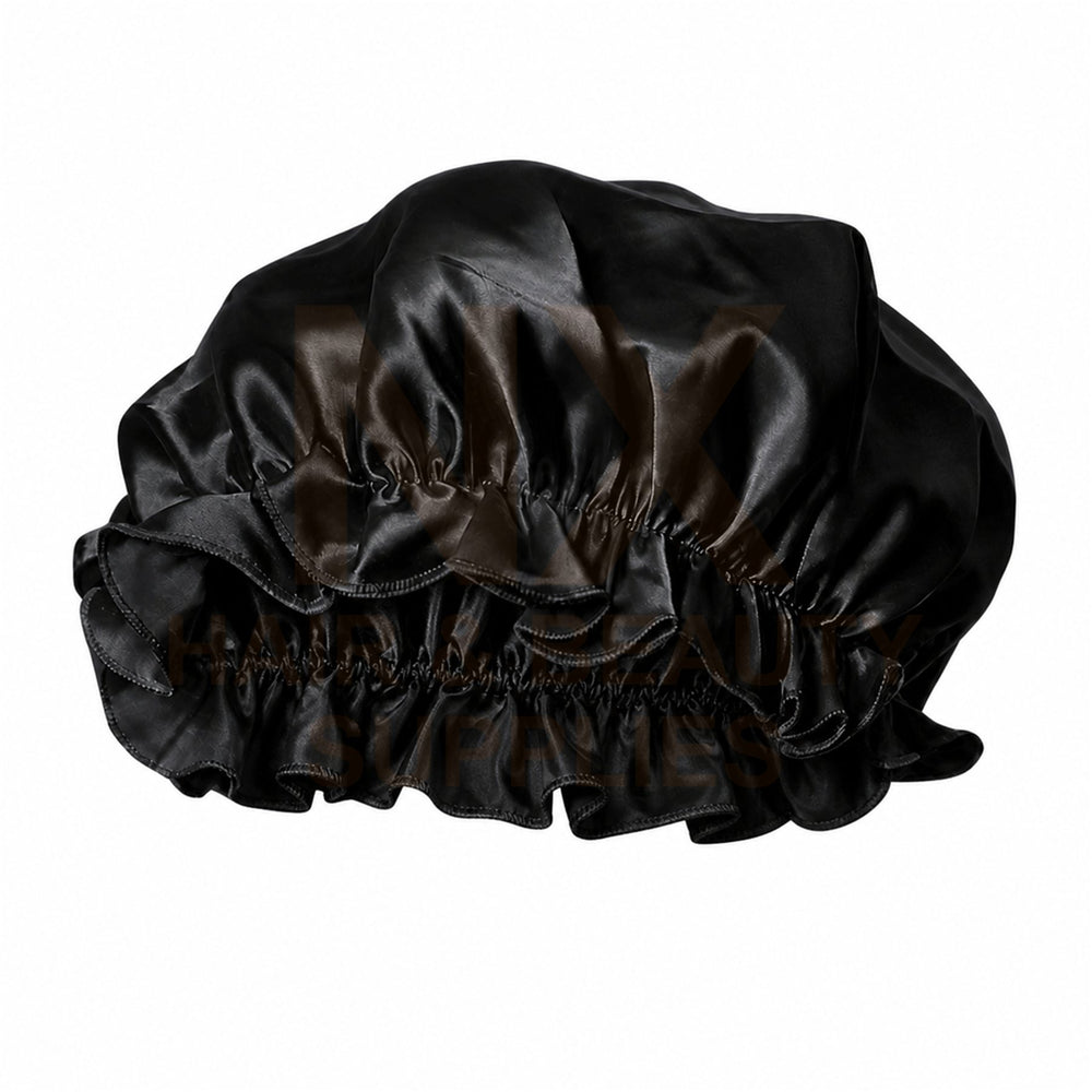 JX – SILK SHOWER CAP – BLACK