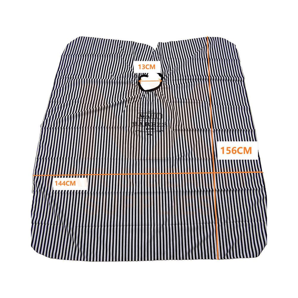 XD - CUTTING CAPE - WHITE W BLACK LINE LOGO WAHL
