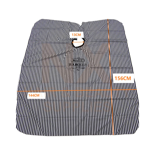 XD - CUTTING CAPE - WHITE W BLACK LINE LOGO WAHL