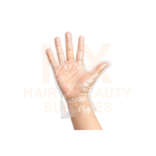 XD - DISPOSABLE PLASTIC HAND GLOVES - 28'S