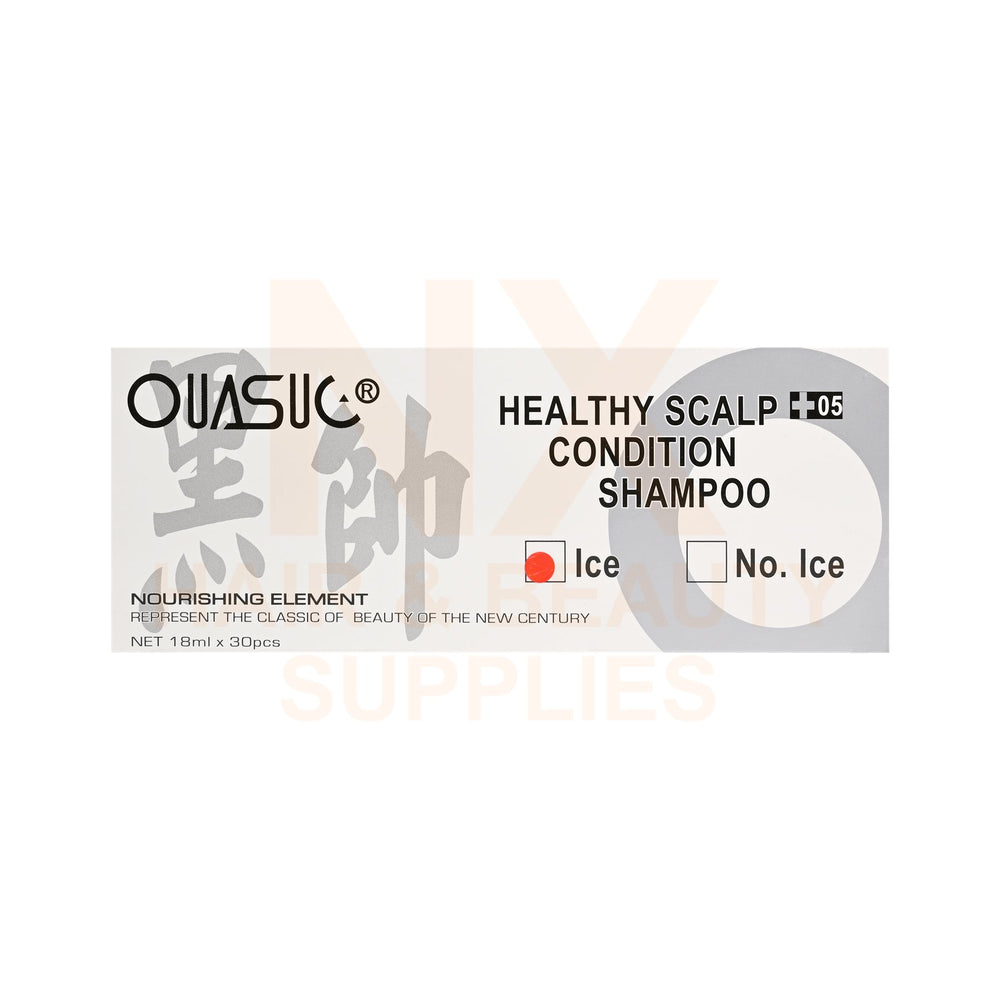 OUASUC - HEALTHY SCALP ICE SHAMPOO - 30X18ML (SACHET)