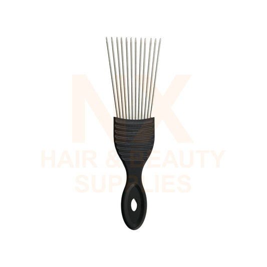 YTS - AFRO METAL TAIL COMB (SMALL HANDLE) - 12'S