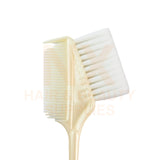 HLD - H020 DYE BRUSH WITH COMB - WHITE BRUSH - WHITE