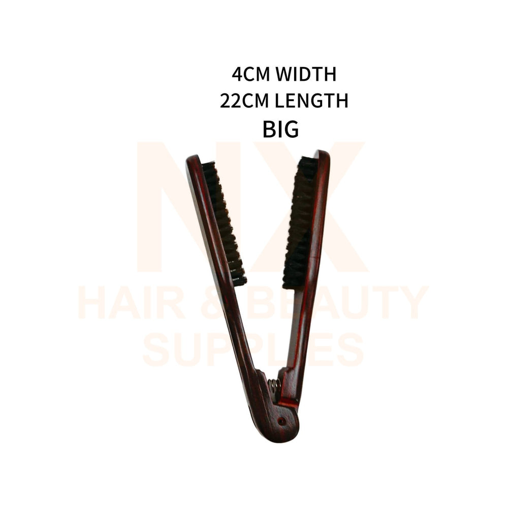 XD - WOOD IRON BRUSH - DARK BROWN - 4X22CM/2.8X22CM
