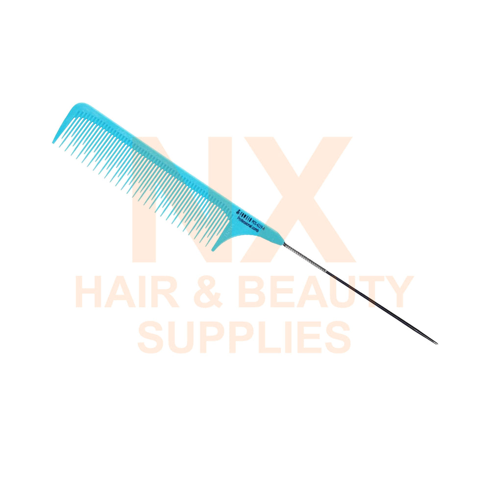 FAWEIO – PLASTIC BACK TAIL COMB – POS–6119–A