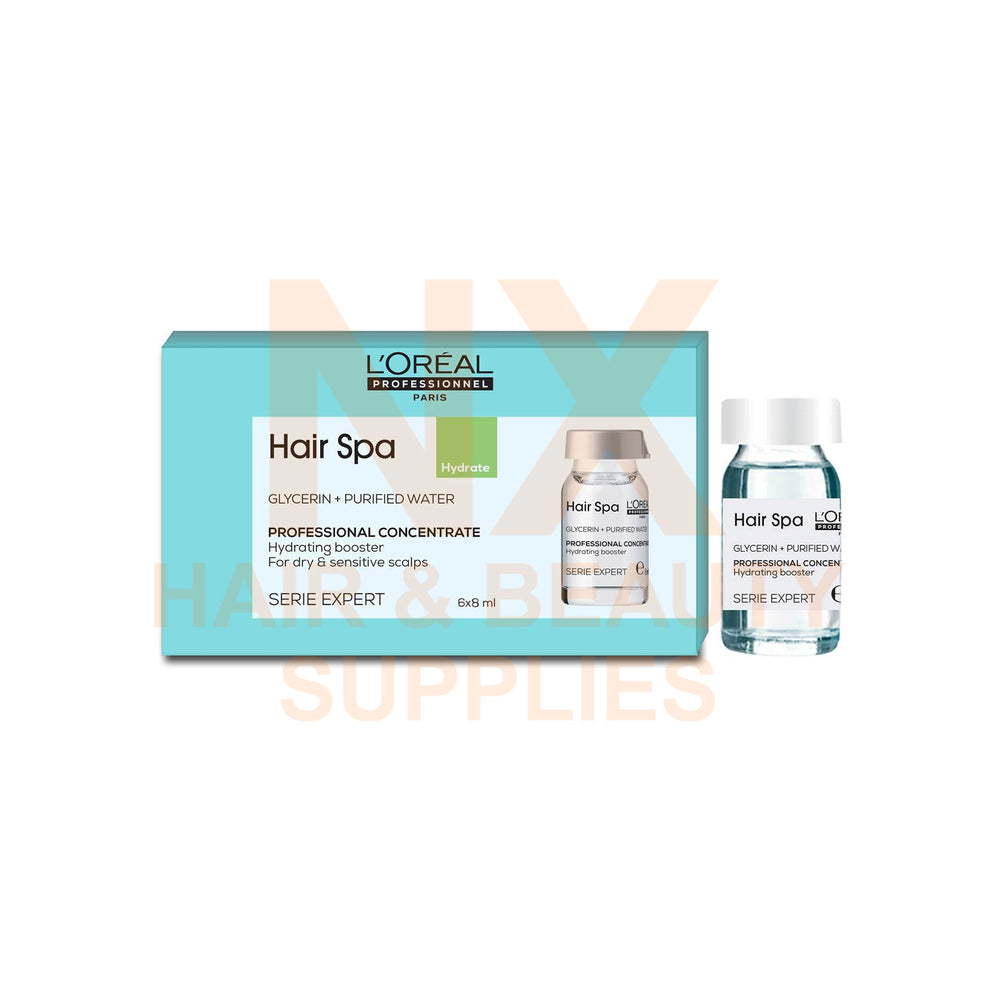 LOREAL HAIR SPA HYDRATING CONCENTRATE 6X8ML ( DRY/SENSITIVE )