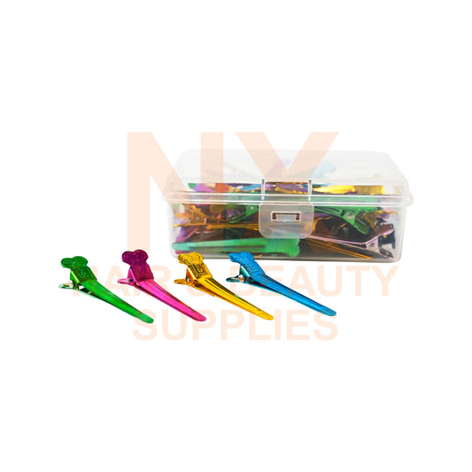 HLD - B029 - COLORFUL STAIN STEEL CLIP 5CM - 50'S