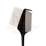 HLD - H020 DYE BRUSH WITH COMB - WHITE BRUSH - BLACK