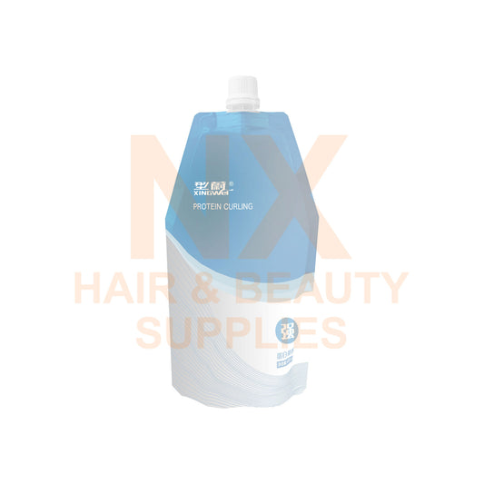 XINGWEI DISHIROU - PROTEIN CURLING PERM LOTION (HEALTHY) (BLUE) 400ML - (A)