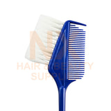 HLD - H020 DYE BRUSH WITH COMB - WHITE BRUSH - BLUE