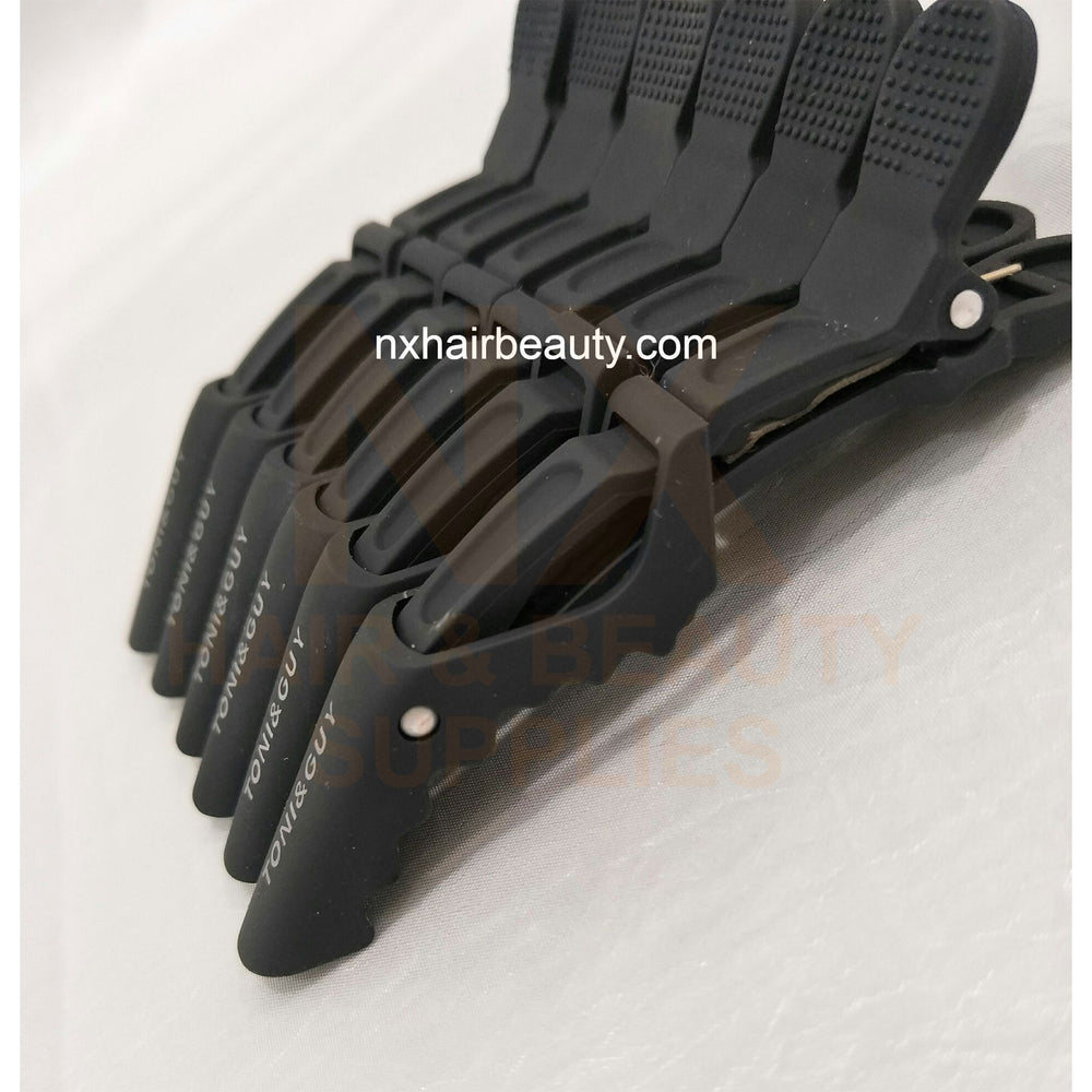 XD - CROCODILE HAIR CLIP - 10'S/PKT - RED/PURPLE/BLUE