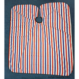 Cutting Cape Red / White / Blue Stripe