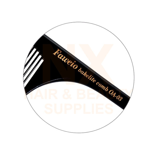 FAWEIO – BAKELITE WOOD TAIL COMB – OA–03