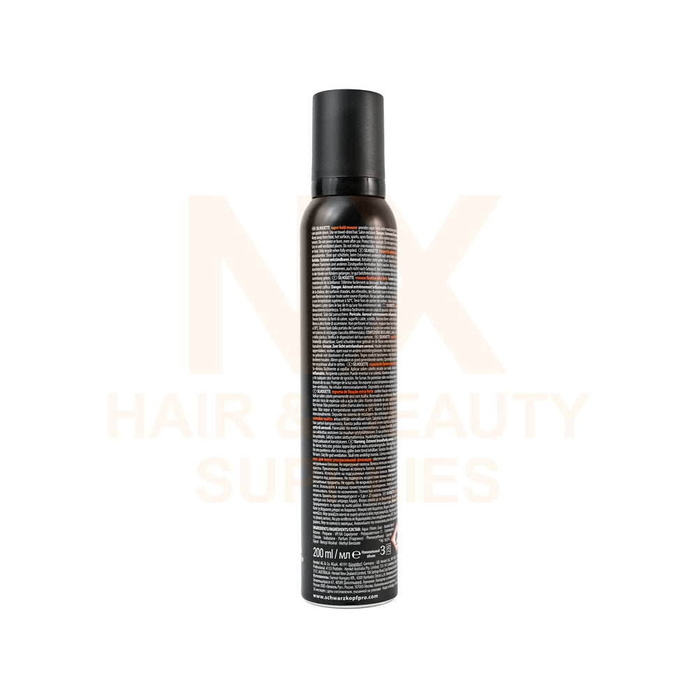 SCHWARZKOPF - SILHOUETTE - HAIR MOUSSE - 200ML