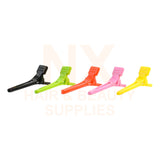 HLD - B017 - SINGLE PRONG PLASTIC COLOR CLIP - 75'S (4.5CM)