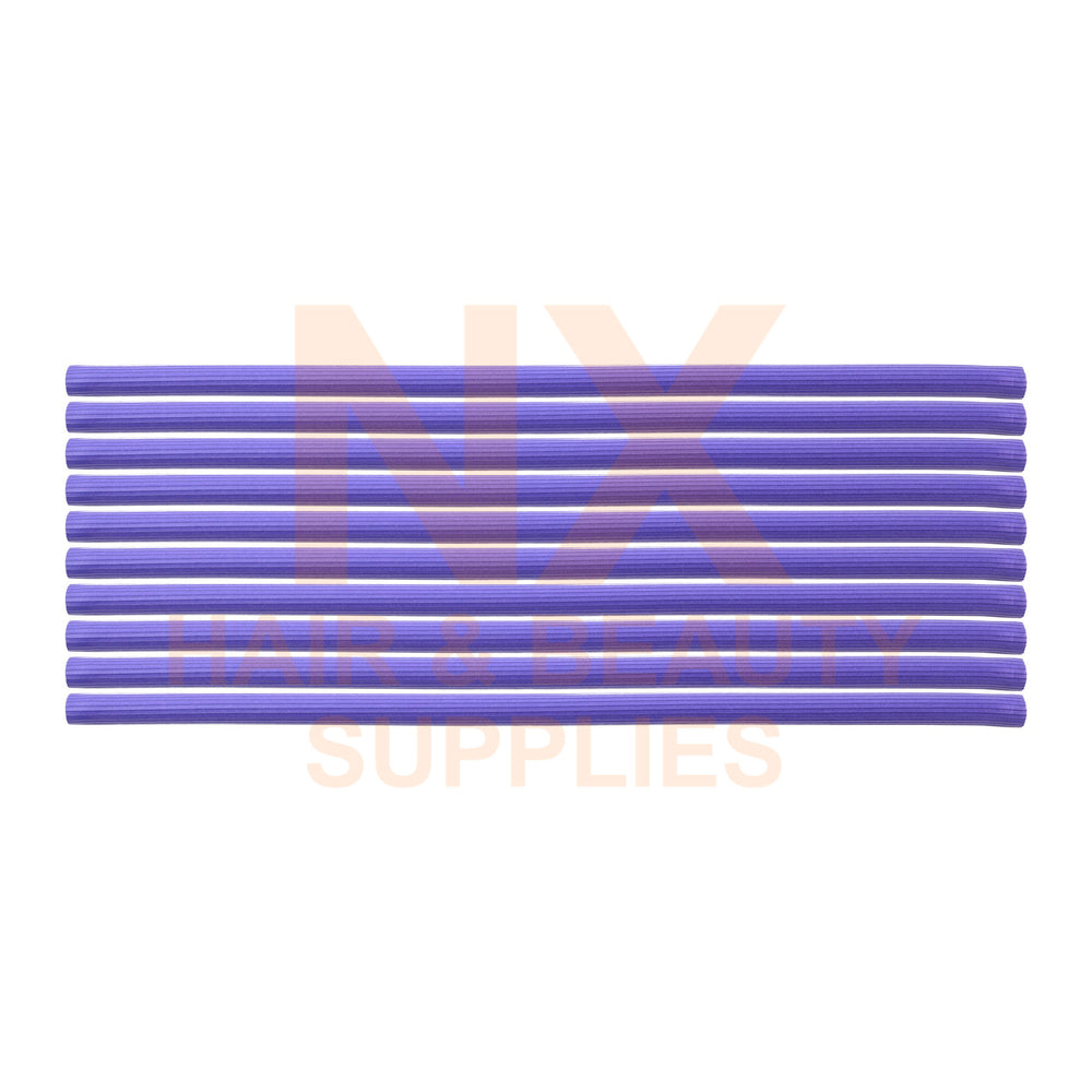 Purple straws with 'MY Supplies' branding on a white background