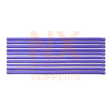 Purple straws with 'MY Supplies' branding on a white background