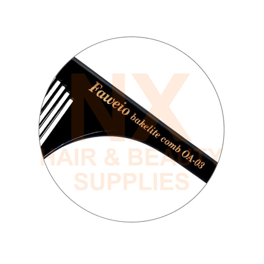 FAWEIO – BAKELITE WOOD TAIL COMB – OA–03