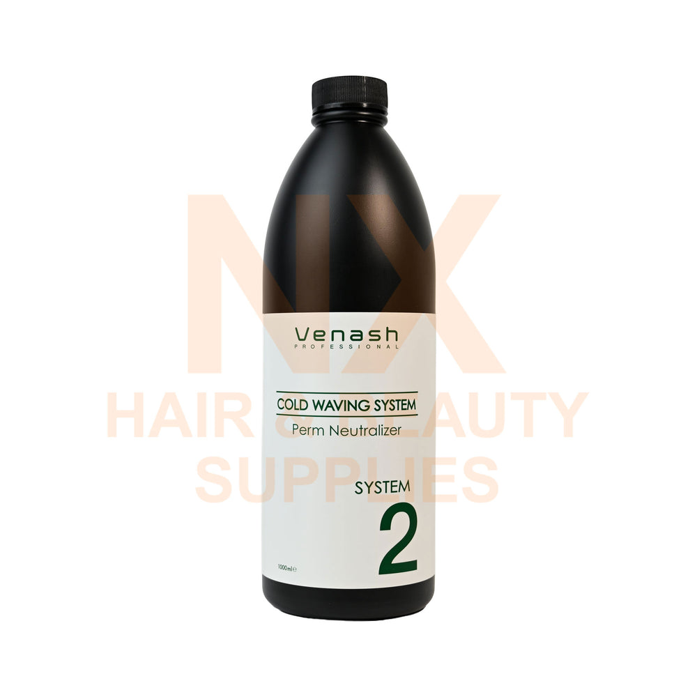 Venash – Cold Waving Perm Lotion System 1 1000ml & Cold Waving Perm Neutralizer System 2 1000ml (COLD PERM)