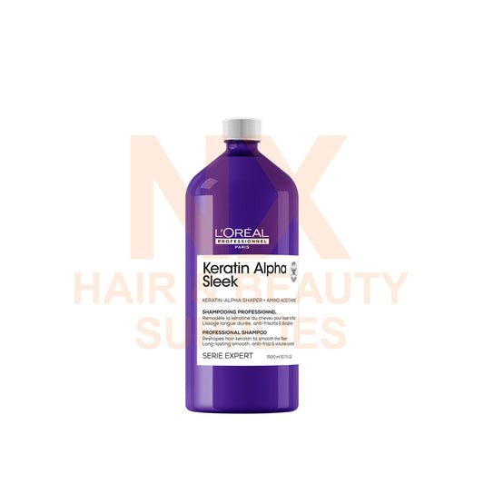 LOREAL - KERATIN ALPHA SLEEK SHAMPOO - 1500ML