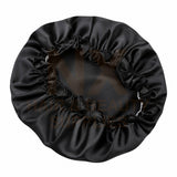 JX – SILK SHOWER CAP – BLACK