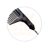 FAWEIO – METAL TAIL COMB – ZT–212A – BLACK/BLUE/GREEN