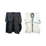 XD - CUTTING CAPE - NECK WITH SILICONE - BLACK/WHITE