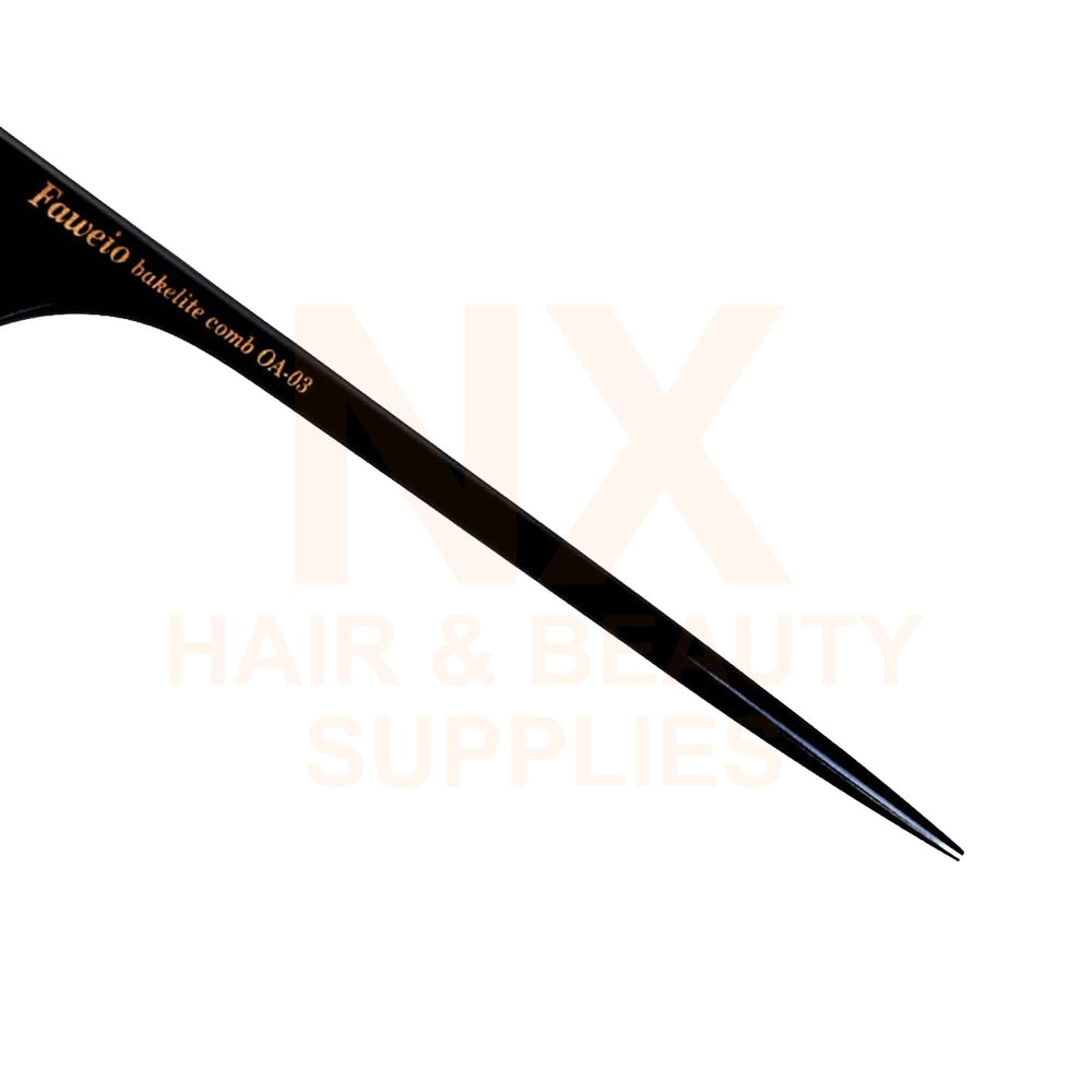 FAWEIO – BAKELITE WOOD TAIL COMB – OA–03