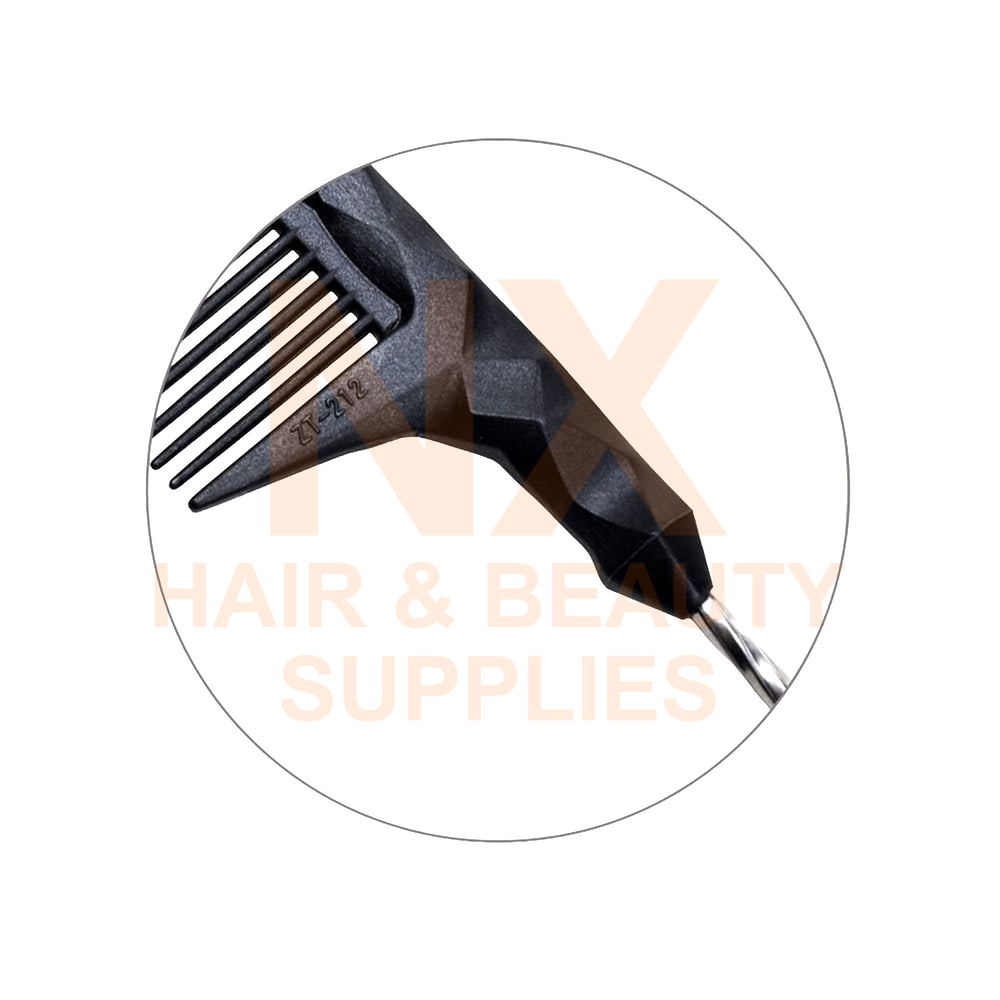 FAWEIO – METAL TAIL COMB – ZT–212A – BLACK/BLUE/GREEN
