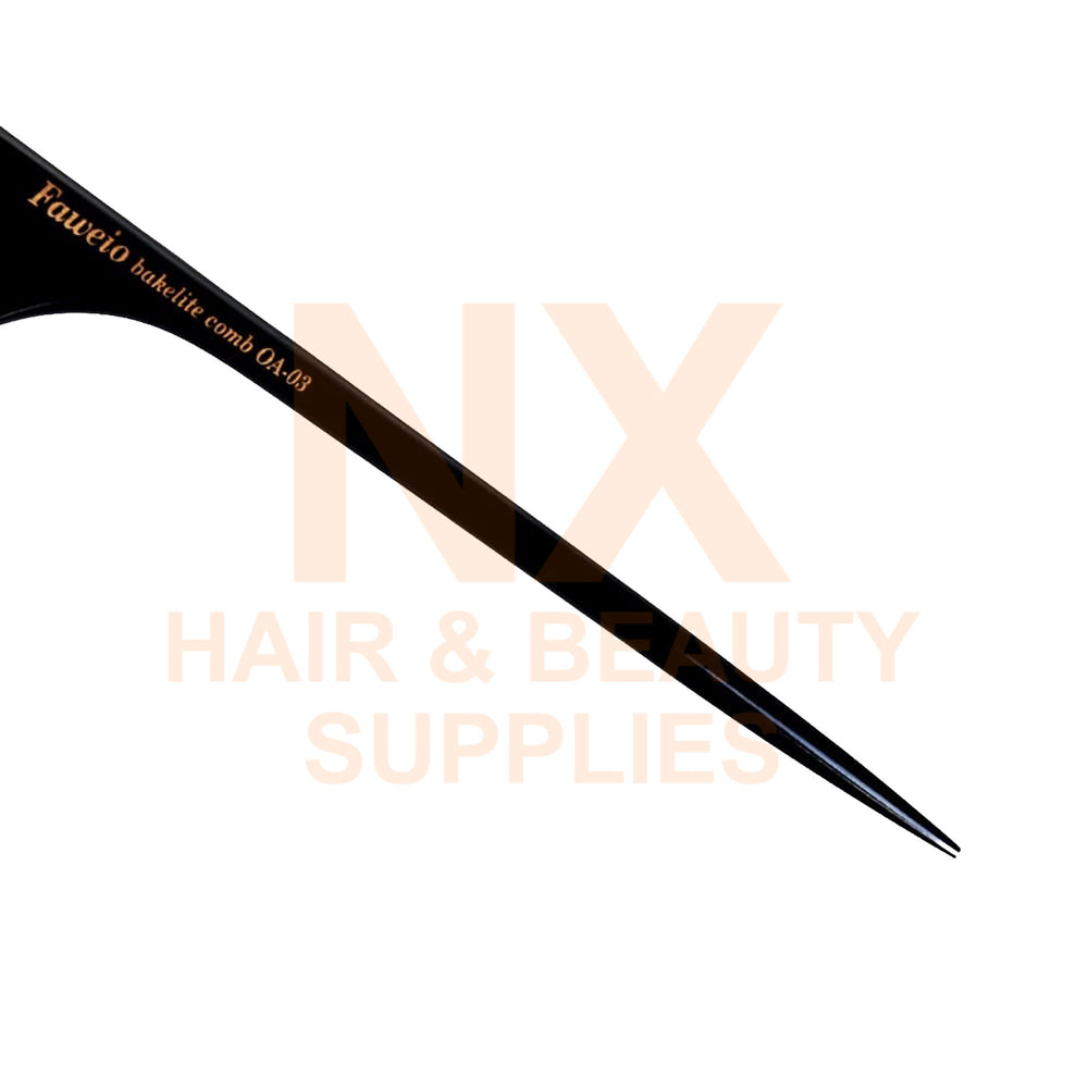 FAWEIO – BAKELITE WOOD TAIL COMB – OA–03