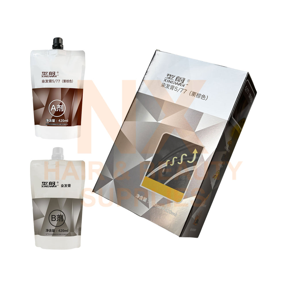 XINGWEI DISHIROU – Natural Hair Dye 420ml + 420ml – 5-77