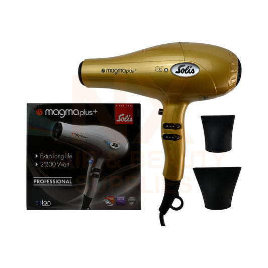 SOLIS - MAGMA PLUS HAIR DRYER - GOLD