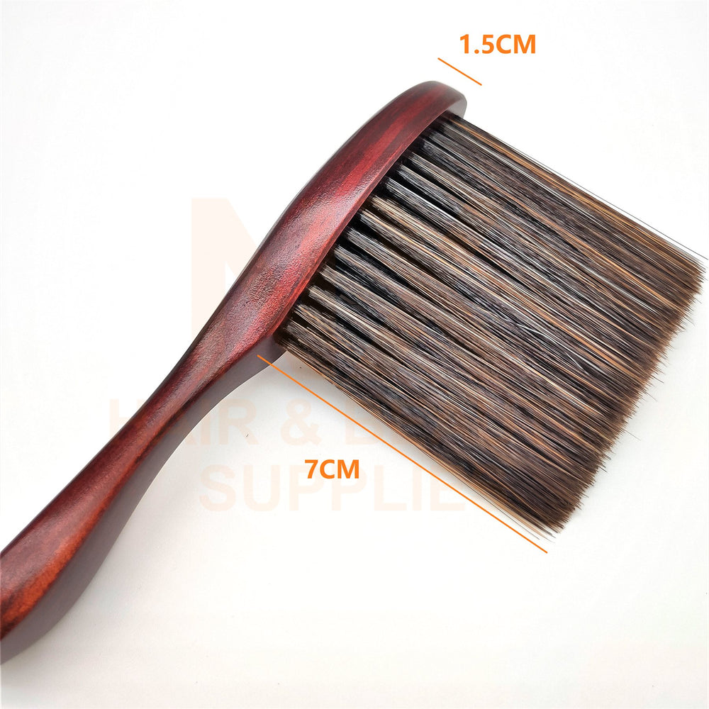 XD - BARBER BRUSH - EXTRA LONG BRUSH - DARK BROWN