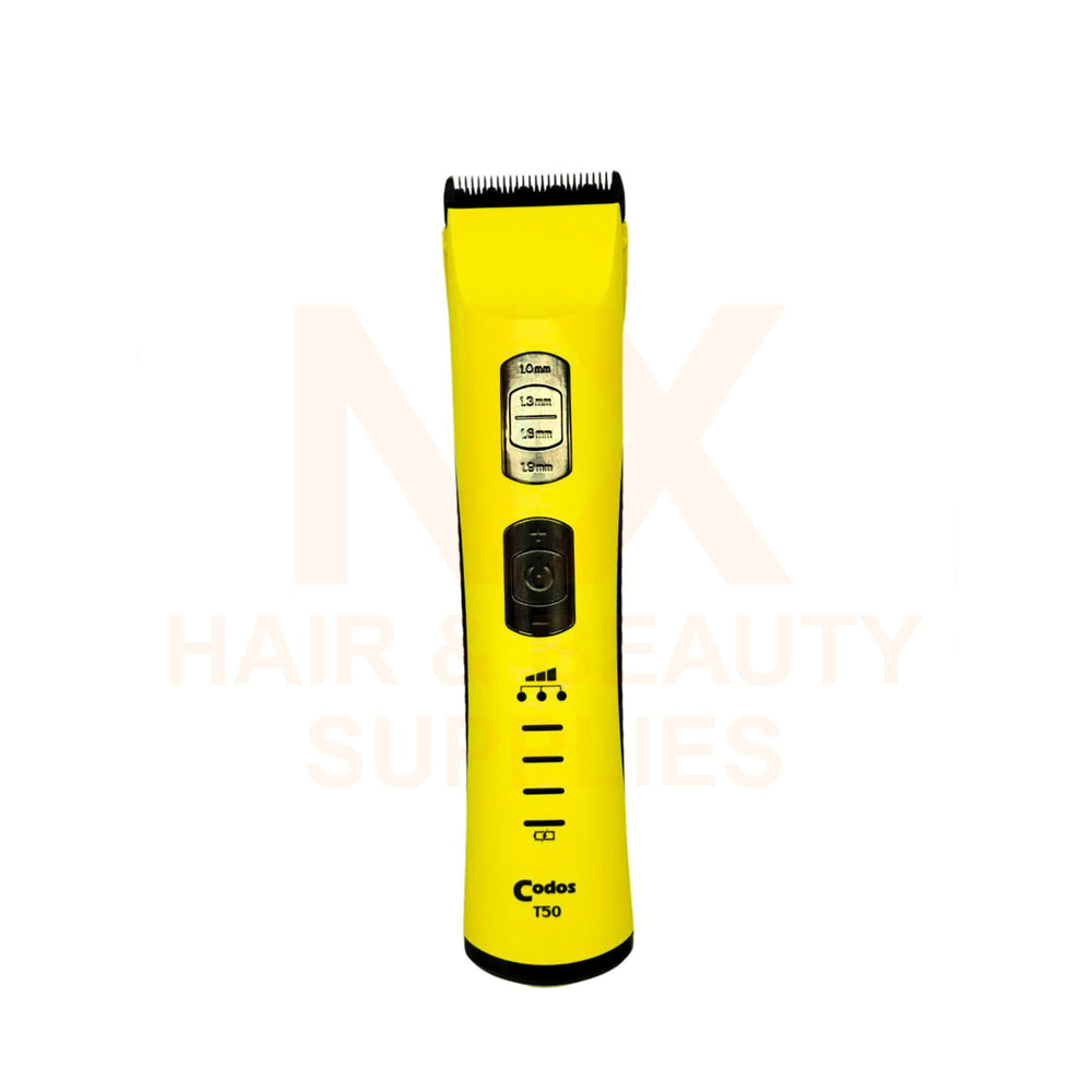 CODOS - T50 - CORDLESS HAIR CLIPPER - YELLOW