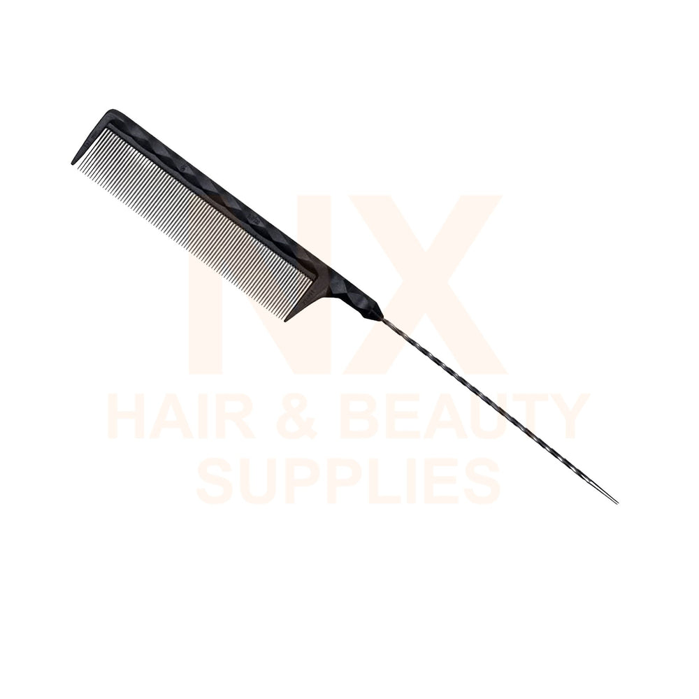 FAWEIO – METAL TAIL COMB – ZT–211A – BLACK/BLUE/GREEN