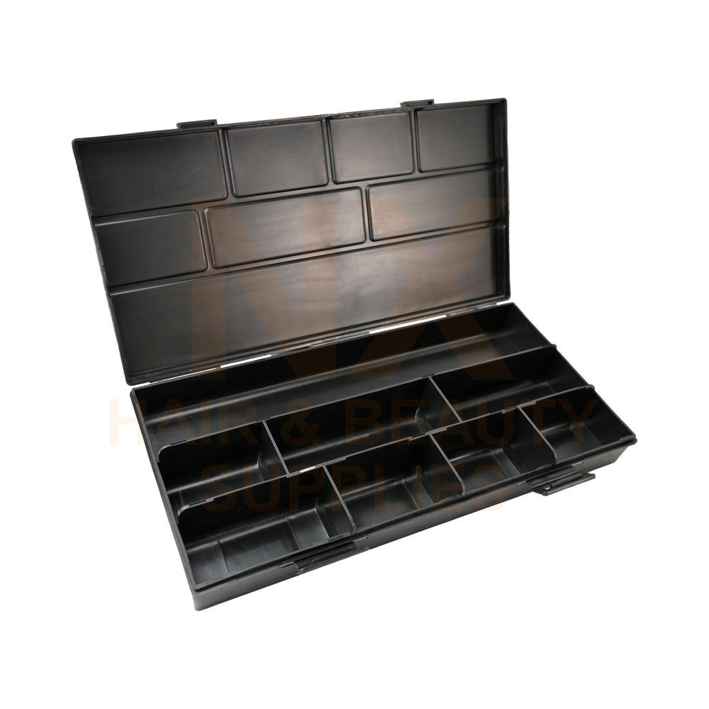 XD - BEAUTY ACCESORIES PIN BOX - BLACK/GREY