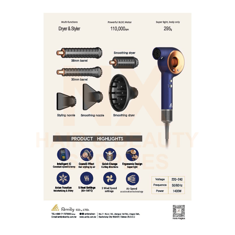 AMITY - ID-2000 - MAGICAL HAIR DRYER