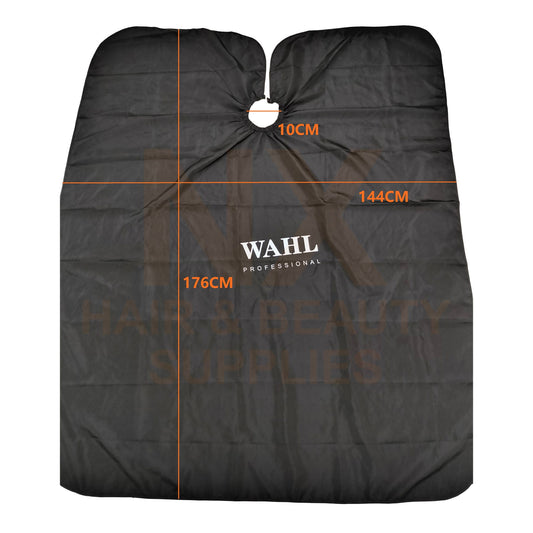 XD - CUTTING CAPE - EXTRA LARGE WAHL LOGO - BLACK