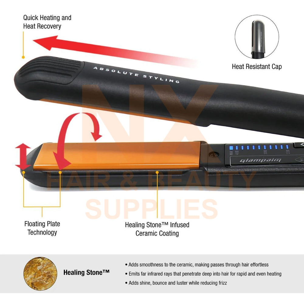 GLAMPALM – GP201BL Hair Iron