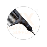 FAWEIO – METAL TAIL COMB – ZT–211A – BLACK/BLUE/GREEN